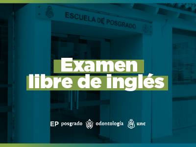 Examen libre de inglés. 2026.